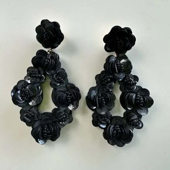 J. Crew Sequin Earrings - Picture 1 of 5